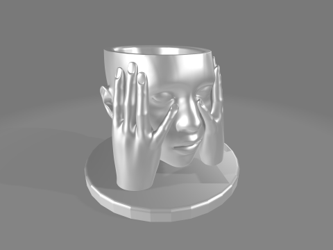 Bust decorative 3Dプリントモデル