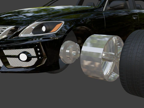 Lexus gs450 customized 3D Print Model