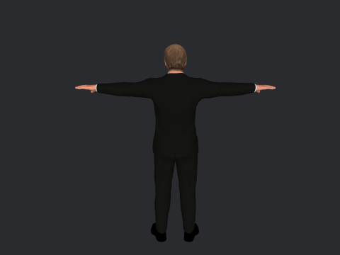 Donald Trump Hyper Realistic Full Body Fully Rigged 3D Character 3Dモデル