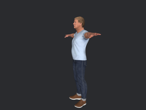 Donald Trump Hyper Realistic Full Body Fully Rigged 3D Character 3Dモデル