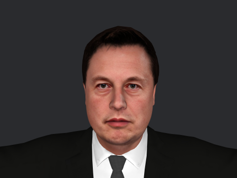 Elon Musk V2 Hyper Realistic Full Body Rigged Character 3Dモデル