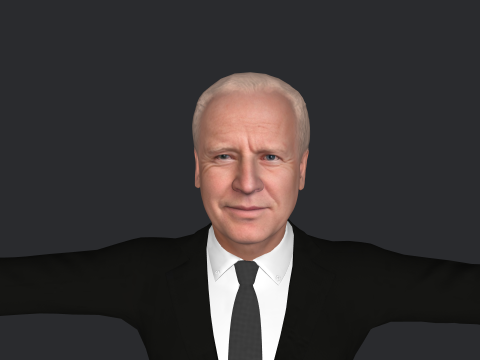 Joe Biden Hyper Realistic Full Body Rigged Character 3Dモデル