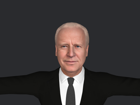 Joe Biden Hyper Realistic Full Body Rigged Character 3Dモデル
