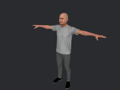 Vladimir Putin Hyper Realistic Full Body Rigged Character 3Dモデル