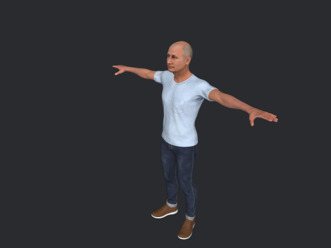 Vladimir Putin Hyper Realistic Full Body Rigged Character 3Dモデル
