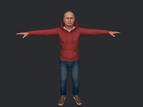 Vladimir Putin Hyper Realistic Full Body Rigged Character 3Dモデル