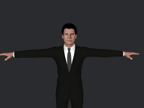 Harrison Hyper Realistic Full Body Rigged Character 3Dモデル