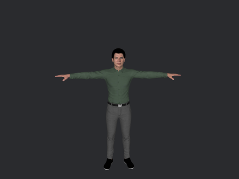 Harrison Hyper Realistic Full Body Rigged Character 3Dモデル