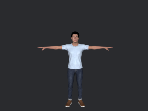 Harrison Hyper Realistic Full Body Rigged Character 3Dモデル