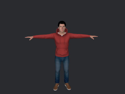 Harrison Hyper Realistic Full Body Rigged Character 3Dモデル