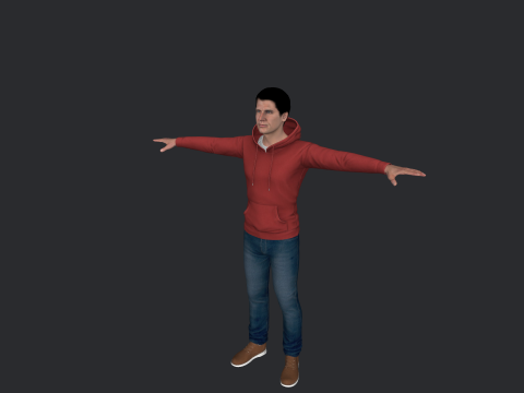 Harrison Hyper Realistic Full Body Rigged Character 3Dモデル