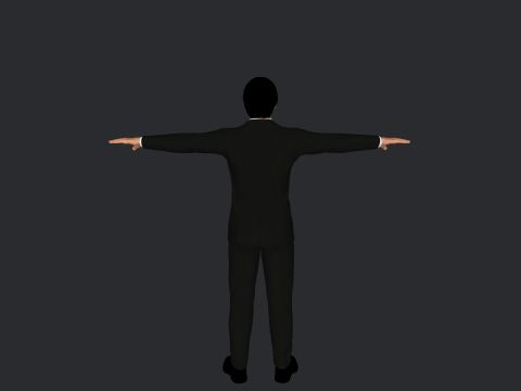 Abdelaziz Bouteflika Hyper Realistic Full Body Rigged Character 3Dモデル