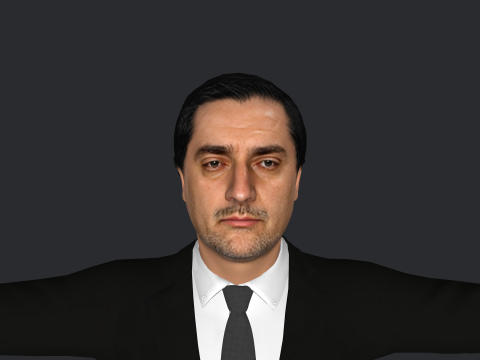 Abdullah Abdullah Hyper Realistic Full Body Rigged Character 3Dモデル