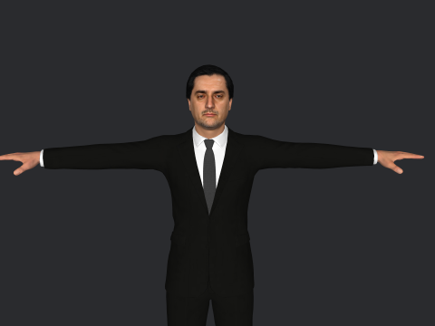 Abdullah Abdullah Hyper Realistic Full Body Rigged Character 3D Model