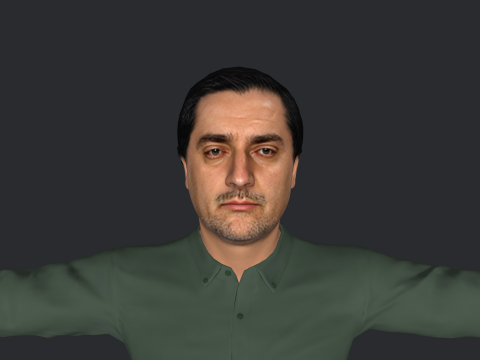 Abdullah Abdullah Hyper Realistic Full Body Rigged Character 3D Model