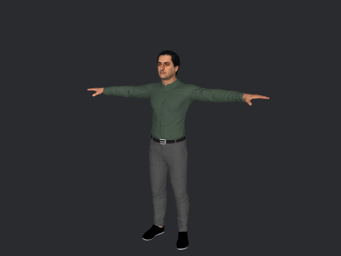 Abdullah Abdullah Hyper Realistic Full Body Rigged Character 3D Model