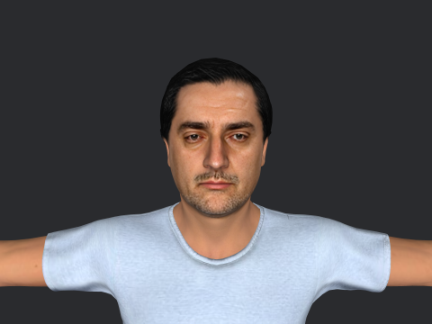 Abdullah Abdullah Hyper Realistic Full Body Rigged Character 3D Model