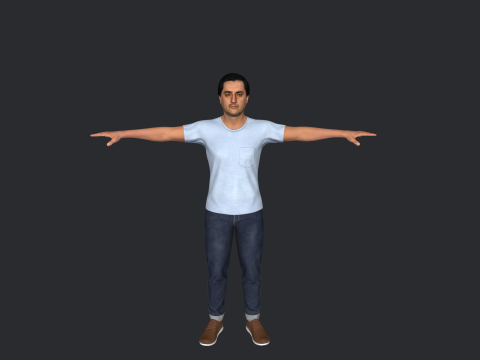 Abdullah Abdullah Hyper Realistic Full Body Rigged Character 3D Model
