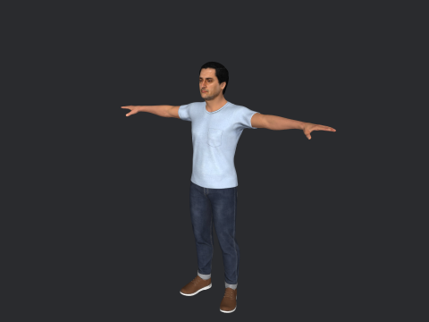 Abdullah Abdullah Hyper Realistic Full Body Rigged Character 3D Model