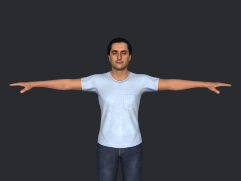 Abdullah Abdullah Hyper Realistic Full Body Rigged Character 3D Model
