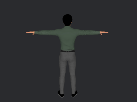 Abraham Lincoln Hyper Realistic Full Body Rigged Character 3Dモデル