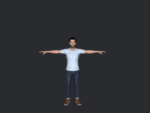Adam Levine Hyper Realistic Full Body Rigged Character 3Dモデル