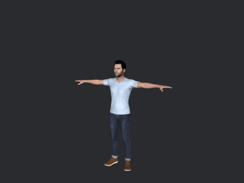 Adam Levine Hyper Realistic Full Body Rigged Character 3Dモデル