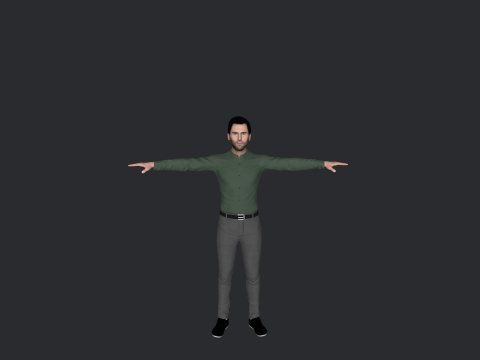 Adam Levine Hyper Realistic Full Body Rigged Character 3Dモデル