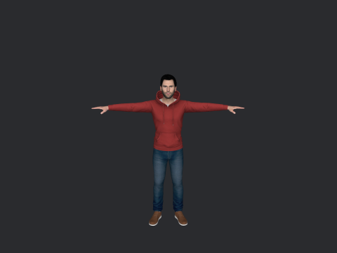 Adam Levine Hyper Realistic Full Body Rigged Character 3Dモデル