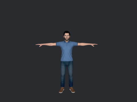 Adam Levine Hyper Realistic Full Body Rigged Character 3Dモデル