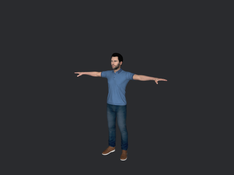 Adam Levine Hyper Realistic Full Body Rigged Character 3Dモデル