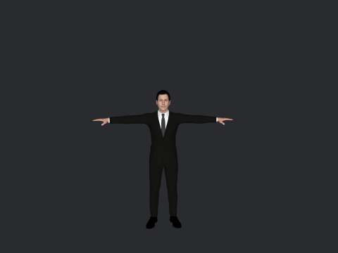 Adam Sandler Hyper Realistic Full Body Rigged Character 3D Model