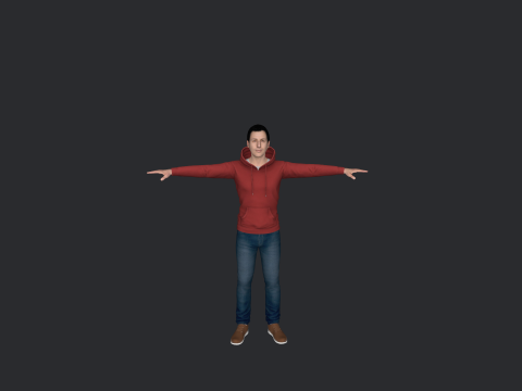 Adam Sandler Hyper Realistic Full Body Rigged Character 3D Model