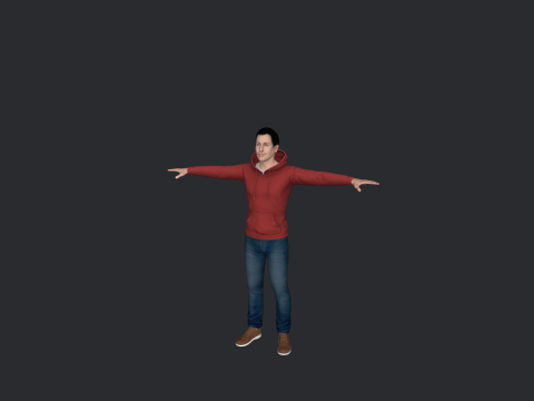Adam Sandler Hyper Realistic Full Body Rigged Character 3D Model