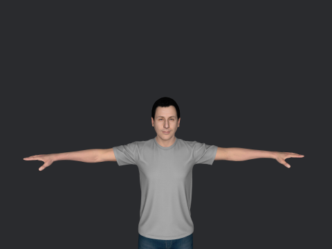 Adam Sandler Hyper Realistic Full Body Rigged Character 3D Model