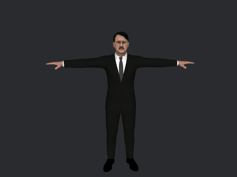 Adolf Hitler Hyper Realistic Full Body Rigged Character 3Dモデル
