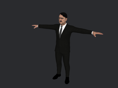 Adolf Hitler Hyper Realistic Full Body Rigged Character 3Dモデル