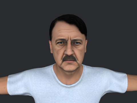 Adolf Hitler Hyper Realistic Full Body Rigged Character 3Dモデル