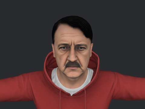 Adolf Hitler Hyper Realistic Full Body Rigged Character 3Dモデル