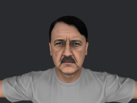 Adolf Hitler Hyper Realistic Full Body Rigged Character 3Dモデル