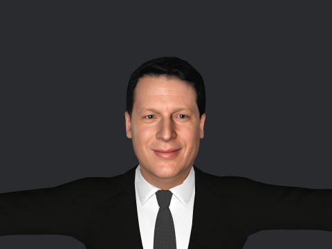 Al Gore Hyper Realistic Full Body Rigged Character 3Dモデル
