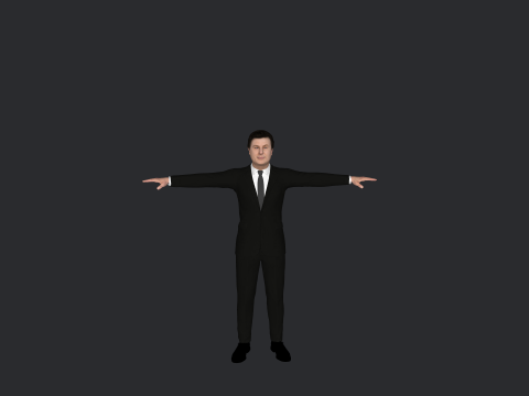 Alec Baldwin Hyper Realistic Full Body Rigged Character Modello 3D