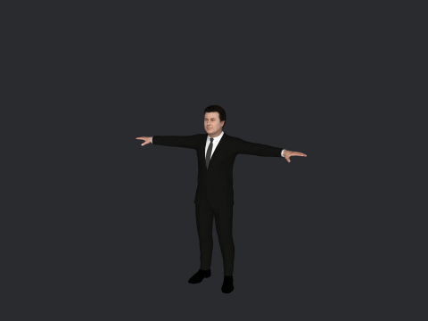 Alec Baldwin Hyper Realistic Full Body Rigged Character Modello 3D