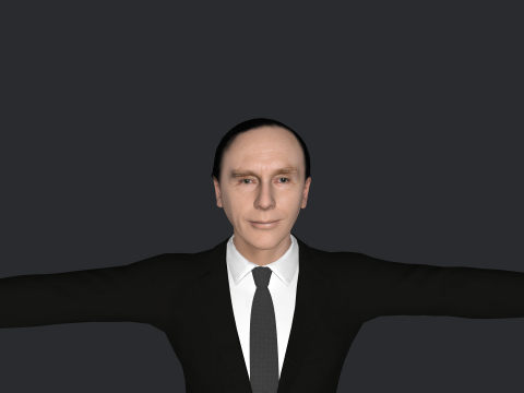 Alec Douglas Home Hyper Realistic Full Body Rigged Character 3Dモデル