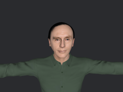 Alec Douglas Home Hyper Realistic Full Body Rigged Character 3Dモデル