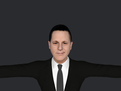 Alejandro Sanz Hyper Realistic Full Body Rigged Character 3Dモデル