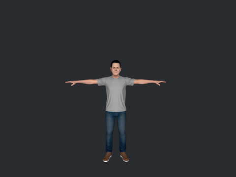 Alejandro Sanz Hyper Realistic Full Body Rigged Character Modello 3D