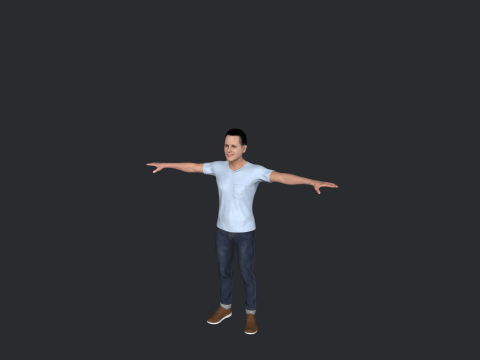Alejandro Sanz Hyper Realistic Full Body Rigged Character Modello 3D