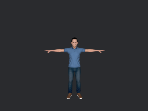 Alejandro Sanz Hyper Realistic Full Body Rigged Character Modello 3D