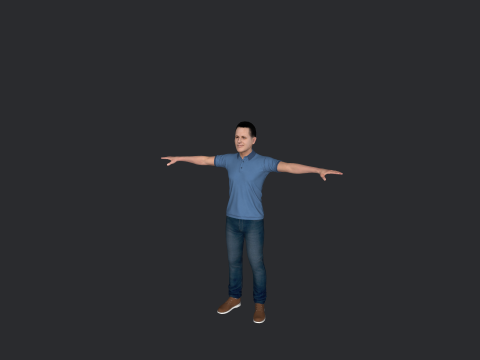 Alejandro Sanz Hyper Realistic Full Body Rigged Character Modello 3D